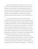 Connaissance De La Langue