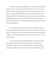 Le Revenant De Baudelaire Dissertations Gratuits Lilia94