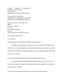 dissertation sur le 18eme siecle dissertation sur le 18eme siecle