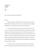 Lettre De réorientation BTS PME PMI