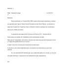 Demande de stage pour l'option Fire Alarm Fire à l'école secondaire Denis Diderot