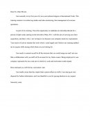 Lettre de motivation en anglais
