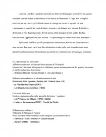 Exemples de sujets de dissertation en Littérature sur le personnage de roman