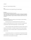 Oral Anglais Entretien D'embauche Starbucks