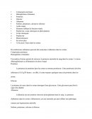 Composants anormaux o Hémoglobine et érythrocytes