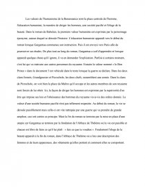 L Education Humaniste Dans Gargantua Memoire Aryabella