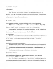 A Quoi Sert Un Cahier Des Charges Documents Gratuits Sososolenne