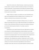 Thèmes de documents pour la diffusion des débats économiques actuels et l'utilisation de commentaires externes