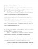 Management traditionnel: Planification Programme formel d’action