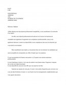 Lettre De Motivation Interim Et CV