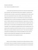 Sommes-nous Responsables De Nos Actes ?