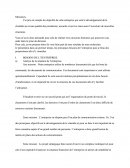 Analyse de la situation de l’entreprise