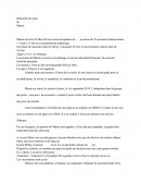 Démarche de soins sur Martin