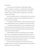 Write A Letter To Defend A Campaign