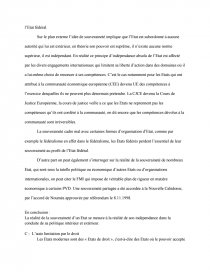 Dissertation droit constitutionnel et science politique tunis