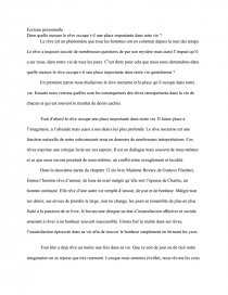 Dissertation bts sur le reve
