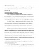 Arguments pour San Sebastian (document en espagnol)