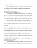 Arguments pour San Sebastian (document en espagnol)
