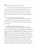 Chapitre 1 Caractère des locutions et des expressions chinoises et françaises