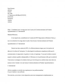 Lettre De Motivation Licence Sociologie Parcoursup