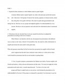 Devoir D'anglais