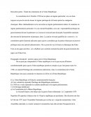 Cours Droit Constitutionnel: étude des institutions de la Vème République