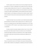 L'assurance contre les accidents du travail.