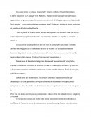 Quatre textes du corpus du genre poétique