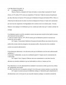 Cas Pratique de droit : le dopage de Maurice