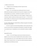 Cas Pratique de droit: Responsabilité médicale
