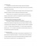 Situation actuelle avec la consommation des ménages