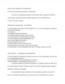Qu'est-ce que la protection du consommateur ?