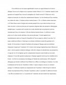 Commentaire sur le conte philosophique Supplément au Voyage de Bougainville de Denis Diderot