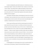 Dissertation Sur Le rôle De L'écrivain