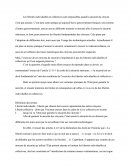 Commentaire sur: L'extrait de l'article L111-1 du code de la sécurité intérieure : « La sécurité Est Un Droit Fondamental Et L'une Des Conditions De L'exercice Des Libertés Individuelles Et Collectives ».