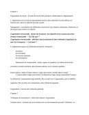 Organisation du travail : division du travail entre plusieurs collaborateurs et départements