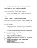 Fonctionnement de l’argumentation