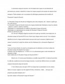 Un seul document de sécurité