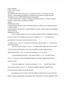 Fiche Analytique, Ode A Cassandre