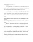 Dissertation sur le conte philosophique La Princesse De Babylone de Voltaire