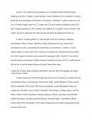 Londre (document en anglais)