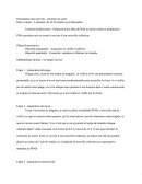 Présentation des événements : entretiens avec les ventes