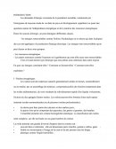 Les ressources énergétiques