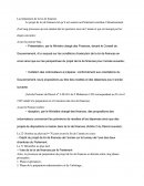 La Préparation De Loi De Finances