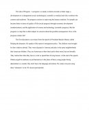The idea of Progress