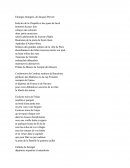 Le poème Etranges étrangers de Jacques Prévert