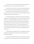La déclaration de l'indépendance (document en anglais)