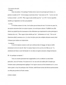 De la musique avant toute chose verlaine dissertation examples