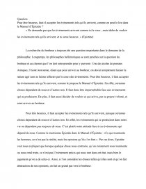 Dissertation que faire pour etre heureux evenement