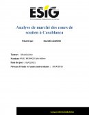 Rapport Analyse sectorielle du marché de cours de soutien